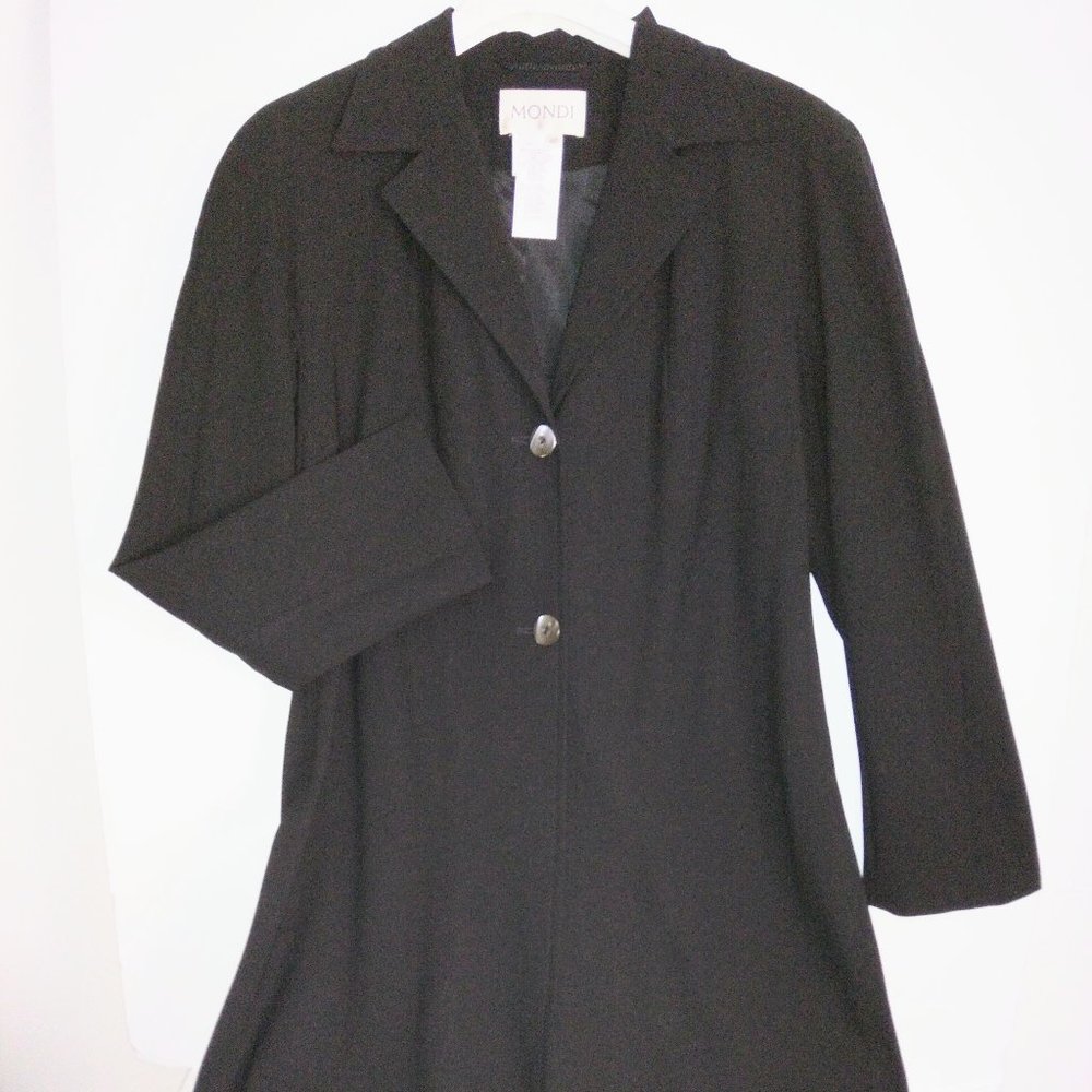 Coat (NEW) - 100% FINE WOOL, EUROPEAN DESIGNER!